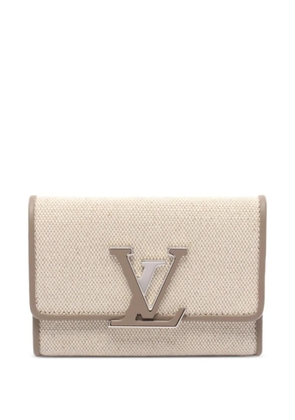 Louis Vuitton Pre-Owned 2021 canvas leather wallet - Neutrals