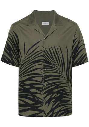 Moncler graphic-print cotton shirt - Green