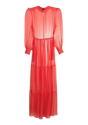 Clube Bossa Bosco silk maxi dress - Red