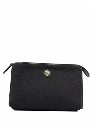 Christian Dior Pre-Owned 1980s Honeycomb clutch bag - Black