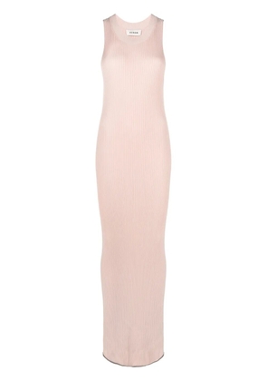 AERON sleeveless ribbed maxi dress - Pink