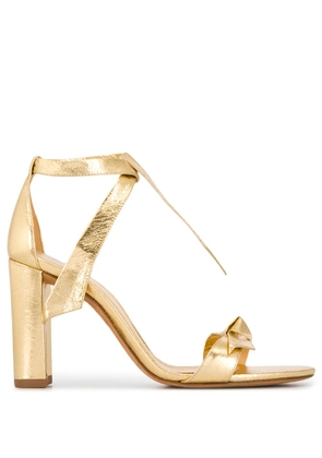 Alexandre Birman ankle tie heeled sandals - Gold
