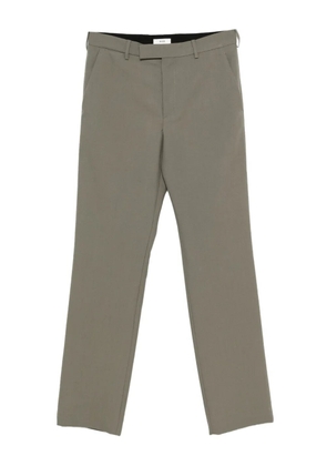 Rier concealed-fastening wool trousers - Green