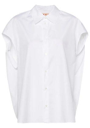 Marni poplin sleeveless shirt - White