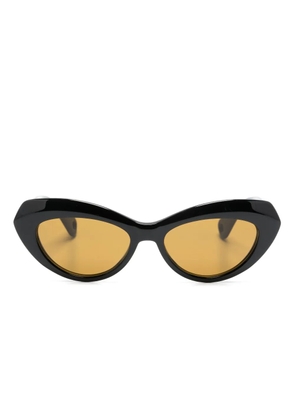 Lanvin cat-eye logo-detail sunglasses - Black