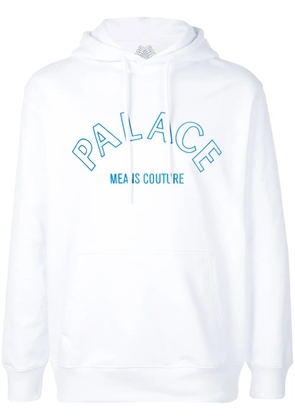Palace Couture logo-print hoodie - White