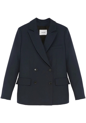 Yves Salomon double-breasted blazer - Blue
