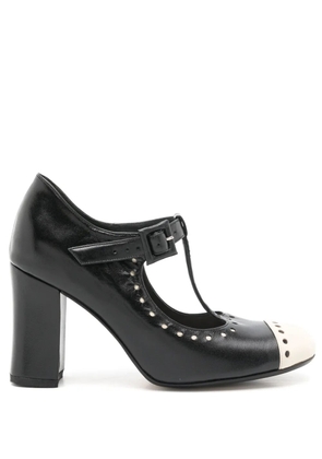 Sarah Chofakian Gabrielle 65mm leather pumps - Black