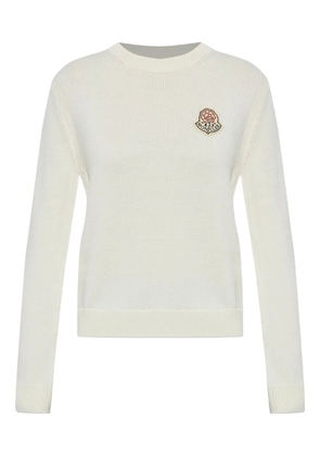 Moncler virgin wool sweater - Neutrals