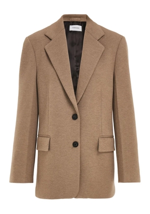 Ferragamo single-breasted flap-pocket blazer - Neutrals