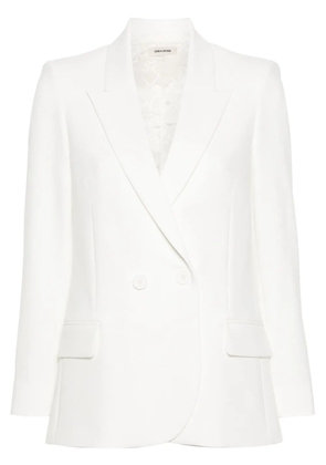 Zadig&Voltaire Visit crystal-embellished blazer - White