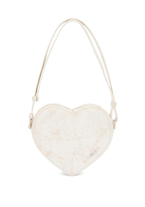 AMBUSH Heart leather shoulder bag - White