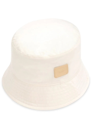Dolce & Gabbana Drill logo-appliqué bucket hat - White