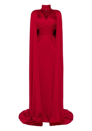 Saiid Kobeisy jersey dress - Red