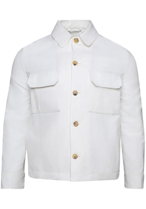 Loro Piana Daito cotton shirt jacket - White
