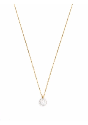 Courbet 18kt recycled yellow gold Origine bezel set laboratory-grown diamond necklace