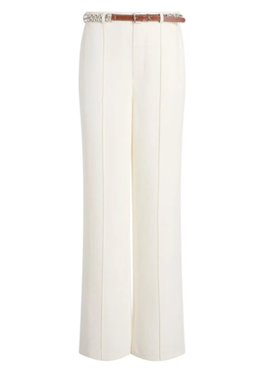 Cinq A Sept Rhinestone Belt Ester trousers - White