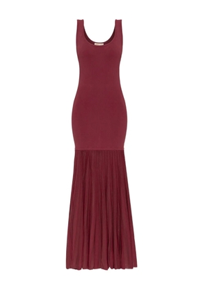 Michael Michael Kors pleated-skirt maxi dress - Red