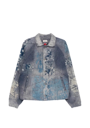 Kafeneo by TBF graphic-print jacket - Blue