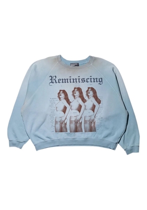 Enfants Riches Déprimés Reminiscing raglan graphic sweatshirt - Blue