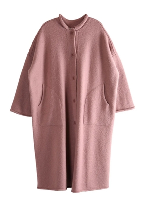 Casey Casey Softy button-front patch-pocket coat - Pink