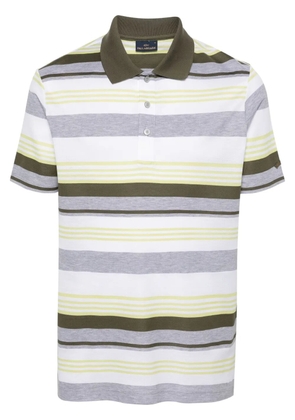 Paul & Shark striped polo shirt - White