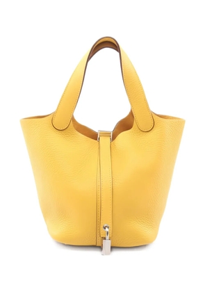 Hermès Pre-Owned 2009 PM Picotan Lock leather tote bag - Yellow