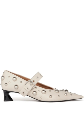 Stella McCartney Elsa stud-embellished pumps - Neutrals