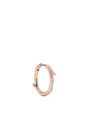 Shaun Leane 18kt rose gold vermeil Cherry Branch single hoop earring - Pink