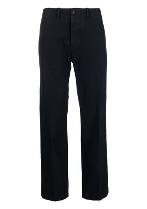 Fay tapered-leg chino trousers - Blue