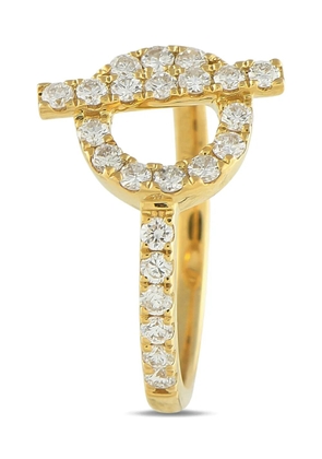 LB Exclusive 18K yellow gold diamond ring