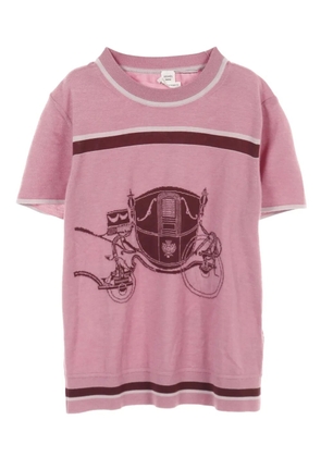Hermès Pre-Owned 2010s Ex-Libris T-shirt - Pink