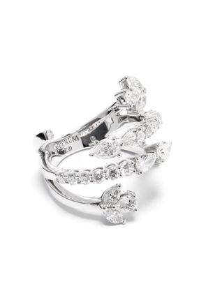 Yeprem 18kt white gold Y-Not diamond ring - Silver