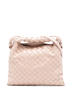 Bottega Veneta Pre-Owned 2012-2025 Mini Calfskin Intrecciato Hop satchel - Pink