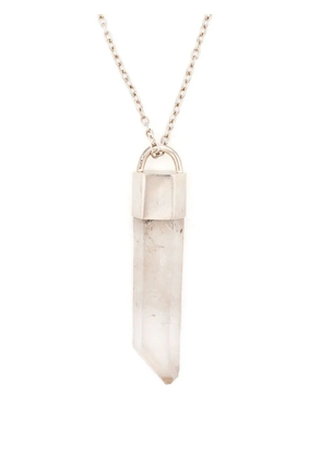 Parts of Four talisman quartz pendant necklace - Silver