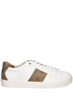 GUESS USA monogram-detail sneakers - White
