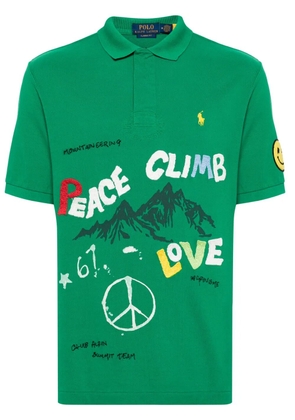 Polo Ralph Lauren Peace Climb Love polo shirt - Green