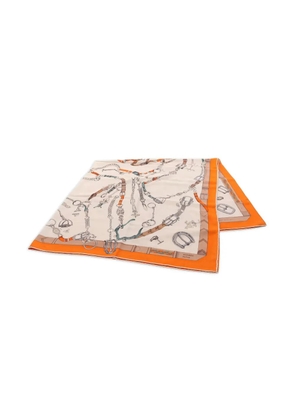 Hermès Pre-Owned 2010s Carré Jean 140 printed scarf - Neutrals