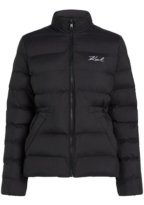 Karl Lagerfeld K/Signature puffer jacket - Black