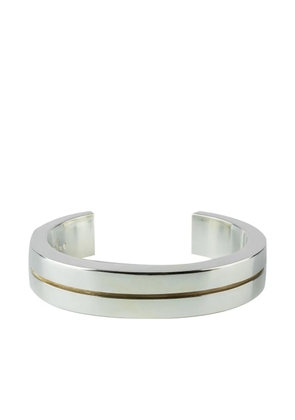 Parts of Four sterling silver Crescent crevice bracelet