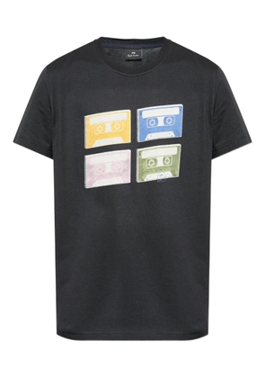 PS Paul Smith cassette-tape-print T-shirt - Black
