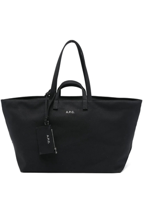 A.P.C. Le Drummer Toile tote bag - Black