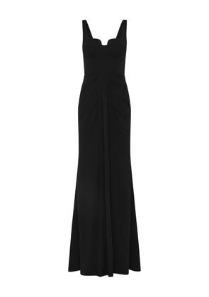 Rebecca Vallance Zarya drapped gown - Black