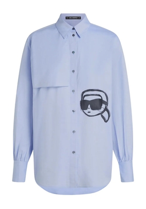 Karl Lagerfeld Ikon print shirt - Blue
