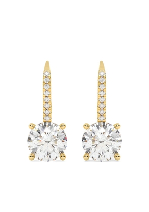 Tilla 14K yellow gold diamond dangling earrings