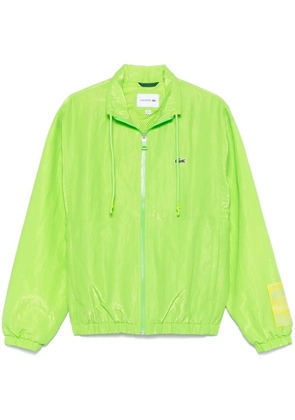 Lacoste logo-patch jacket - Green