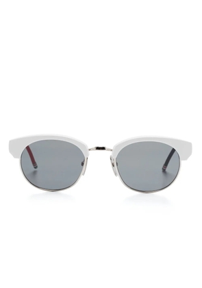 Thom Browne Eyewear Clubmaster-frame sunglasses - Black
