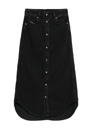 Diesel button-front denim skirt - Black