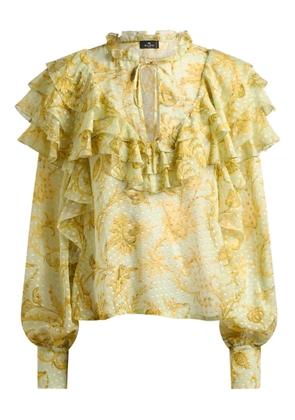 ETRO floral top - Yellow