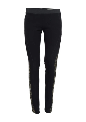 Stella McCartney Pre-Owned 2024 lace-panel leggings - Black